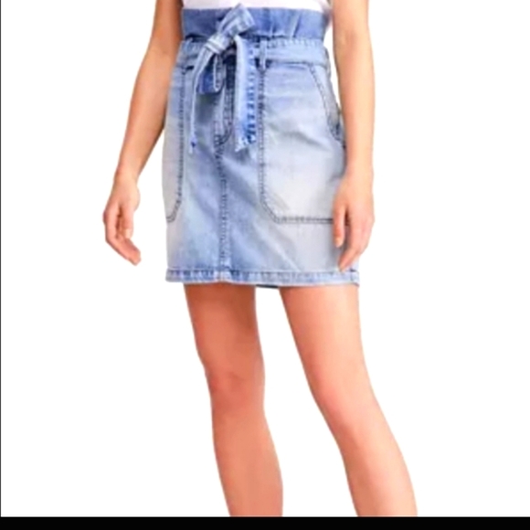 Free People jean skirt medium - Picture 3 of 10